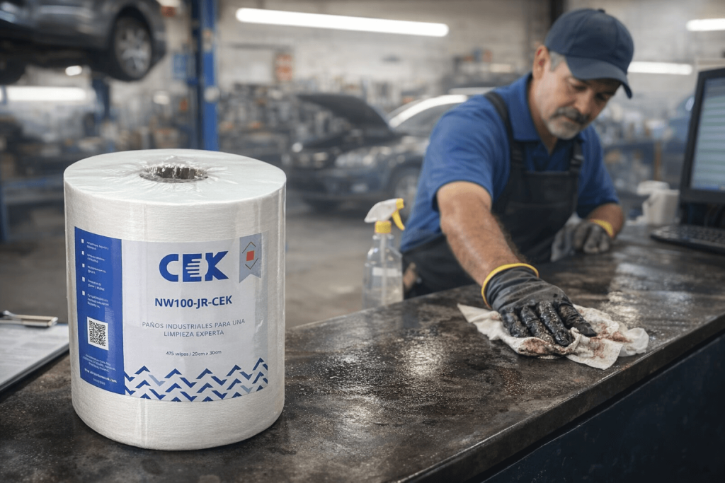 Cómo elegir el paño industrial o wiper correcto para tu industria