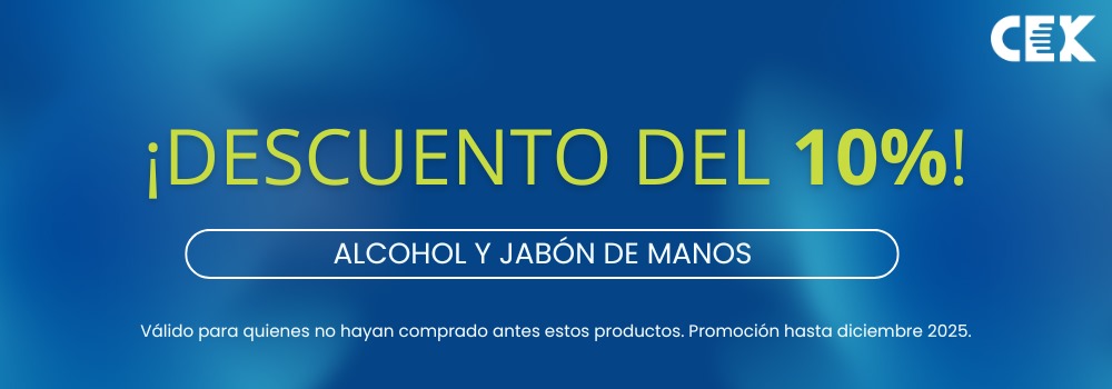 Descuento en Alcohol y jabón de manos