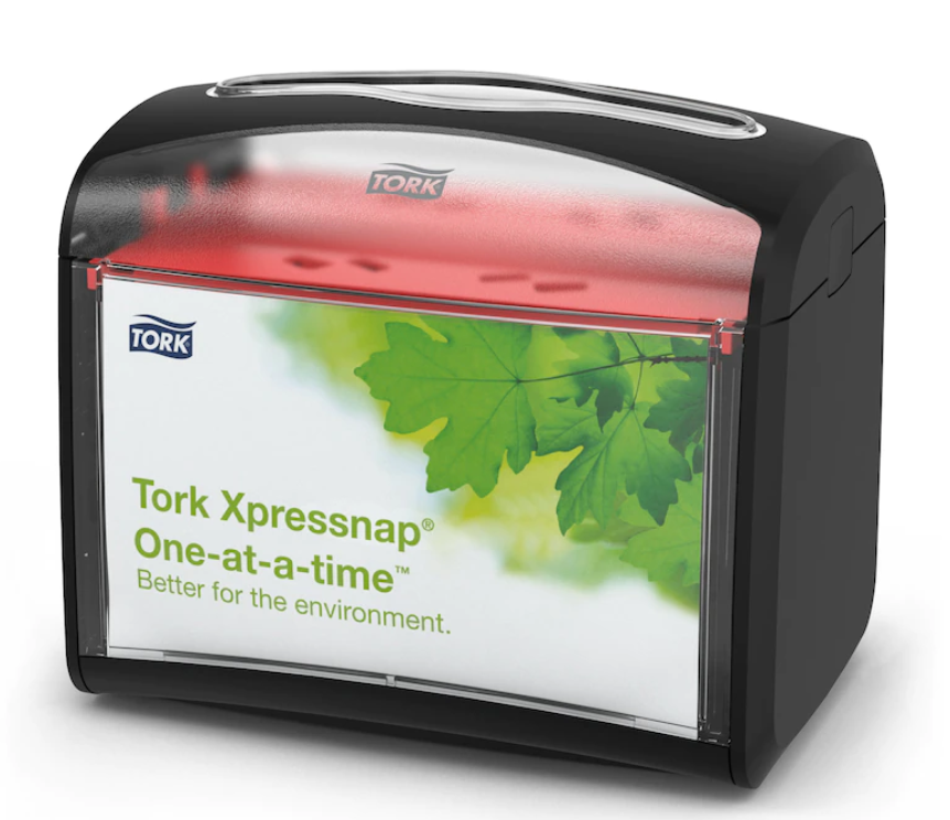 Dispensador de servilletas interfoliadas elite torre sobremesa