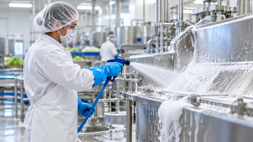 Limpieza y desinfección en la industria alimentaria
